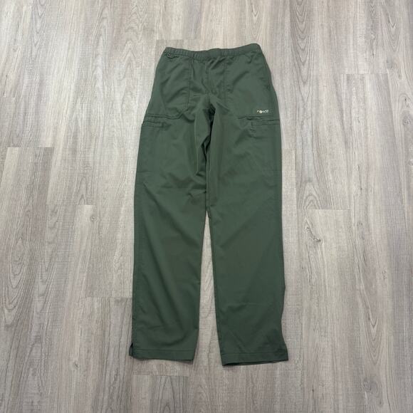 Carhartt Force Liberty Twill Straight Leg Scrub Pant Women's Small Green Comfort - Picture 1 of 9